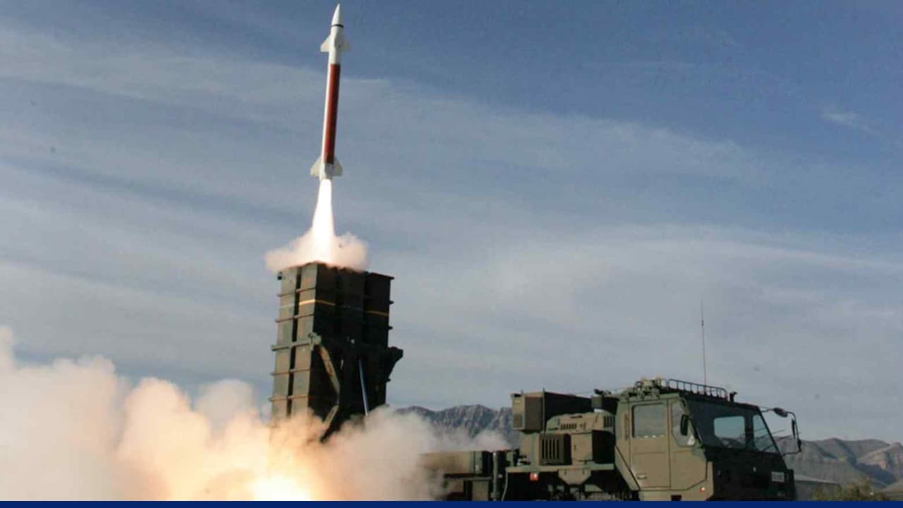 Surface-to-air missile launch during Japanese military exercise