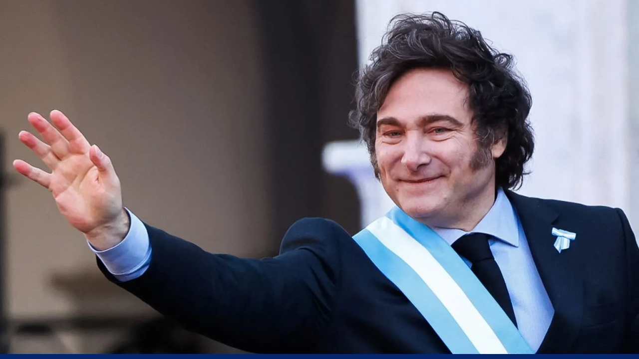 Argentine president, Javier Milei, who decided not to let Argentina proceed with BRICS membership