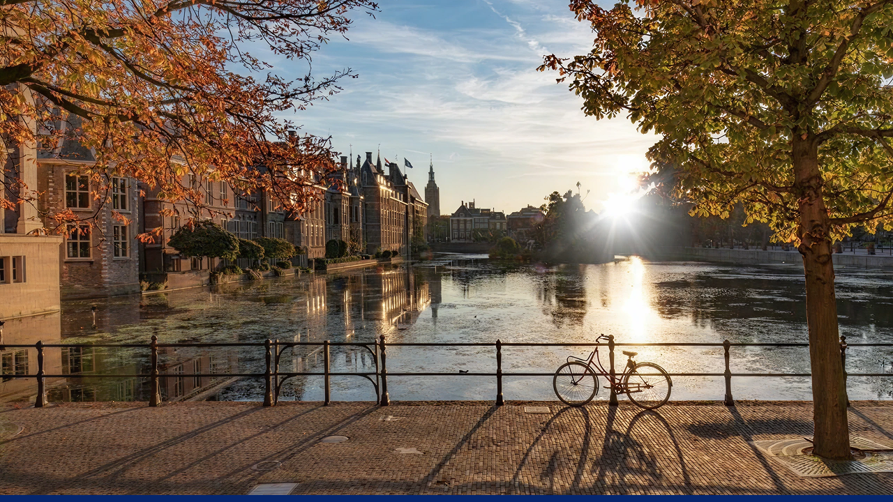 Peaceful view of The Hague City