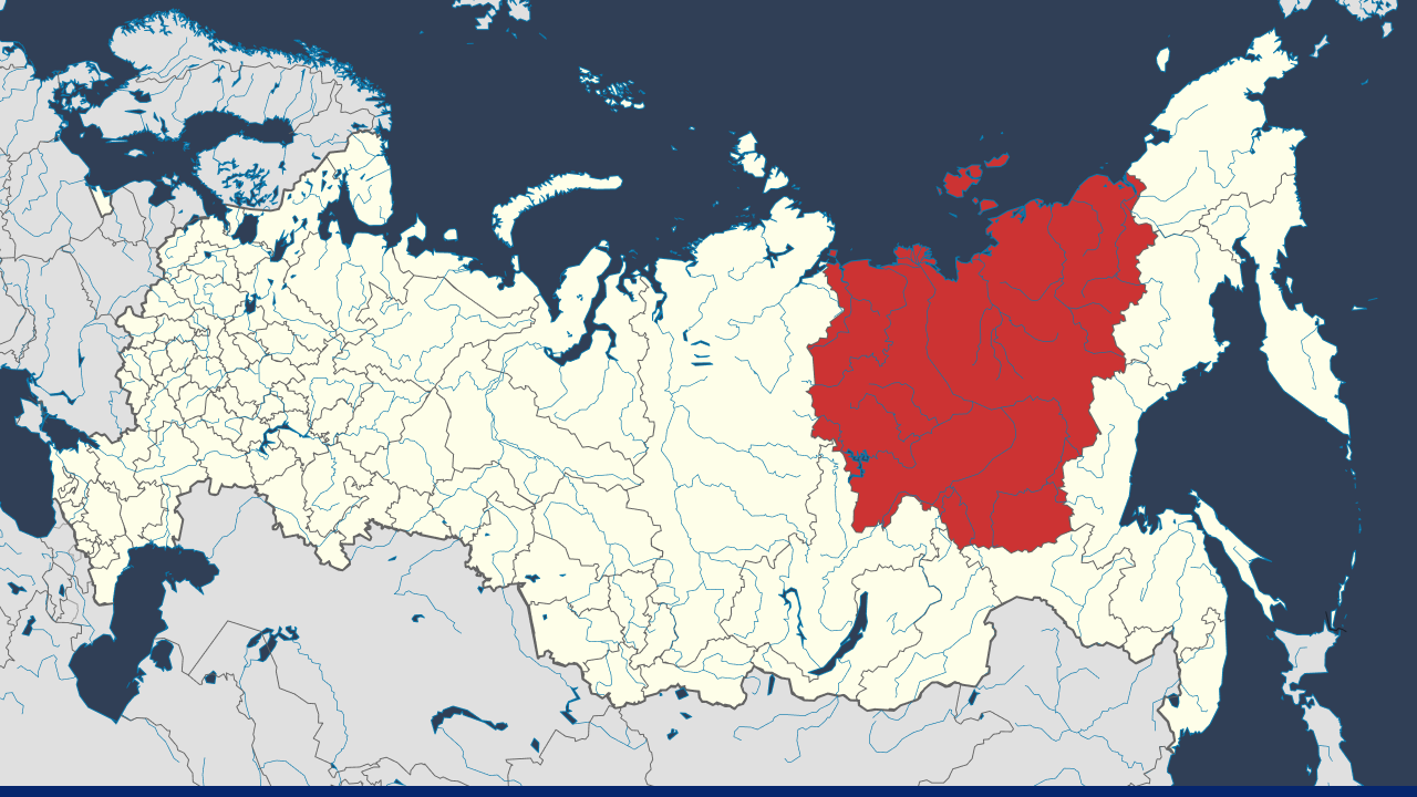 Location of the Republic of Sakha (Yakutia)