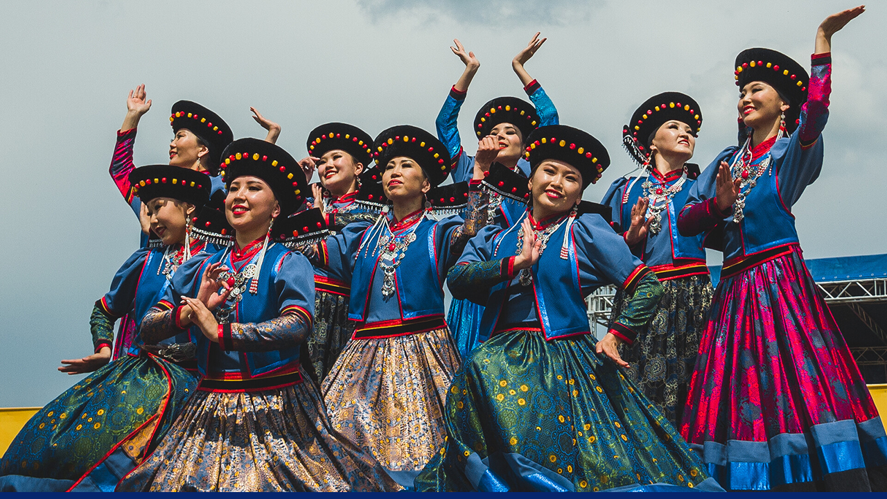 Celebration of Surkharbaan, Buryats' main summer festival.